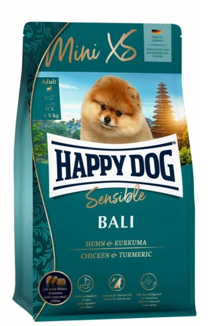 HAPPY DOG MINI XS Bali szárazeledel kutyáknak