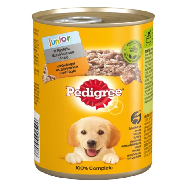 PEDIGREE Junior konzerv csirkével (400g)