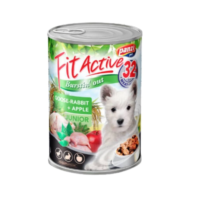 PANZI Fitactive Junior nedveseledel kölyökkutyáknak (liba, nyúl, alma)