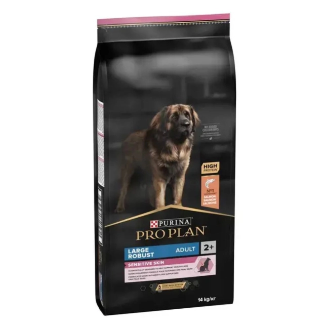 PRO PLAN Large Robust Adult SENSITIVE SKIN lazacban gazdag szárazeledel (14 kg)