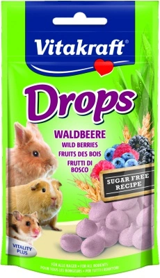 Vitakraft Drops erdei gyümölcsös jutalomfalat 75 g