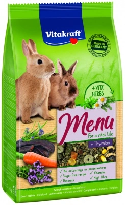 Vitakraft Menü Vital kakukkfűvel nyulaknak 1 kg