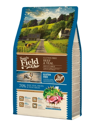 Sam's Field Adult Gluten Free Beef & Veal - Large 2.5 kg