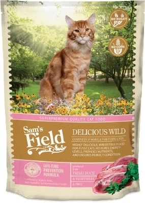 Sam's Field Delicious Wild macskaeledel 0.4 kg