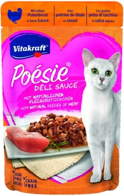 Vitakraft Poésie Déli Sauce macskáknak - pulyka 85 g