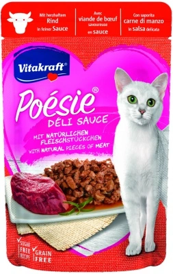 Vitakraft Poésie Déli Sauce macskáknak - marha 85 g