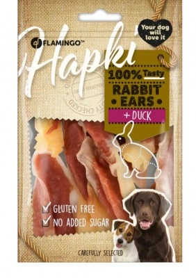 Flamingo Snack - Hapki Rabbit Ears - kacsás 85 g