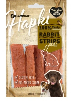 Flamingo Snack - Hapki Rabbit Strips 85 g