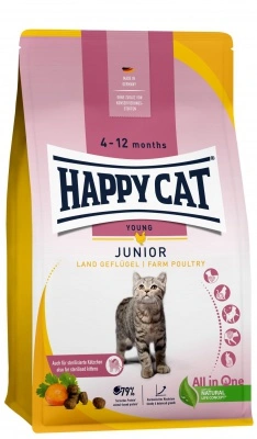 Happy Cat Junior Land Geflügel - Baromfi 1.3 kg