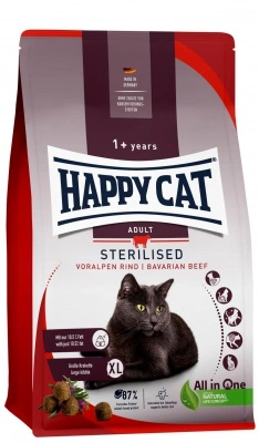 Happy Cat Adult Sterilised - marha 300 g