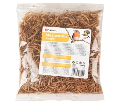 Flamingo szárított kukacok - madár 100 g