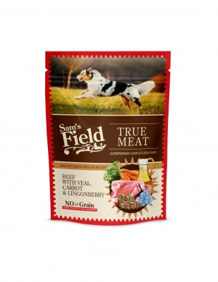 Sam's Field True Meat Beef with Veal, Carrot & Lingonberry alutasakos eledel 260 g