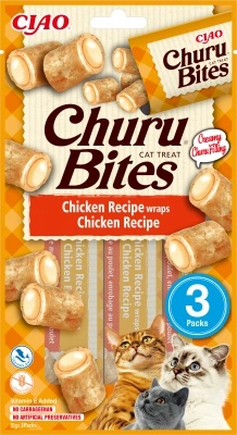 Inaba Cat Churu Bites - csirke 3 x 10 g
