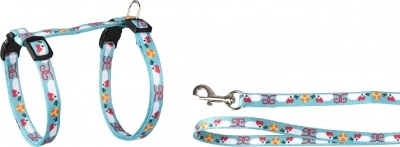 Flamingo egérmintás hám és póráz macskáknak 15-25 cm/20-35 cm