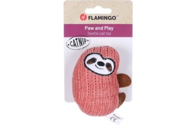 Flamingo Blaro lajhár macskajáték Piros - 7 x 4.5 x 9.2 cm