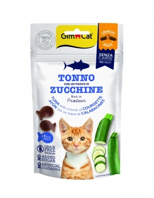 GimCat Crunchy Snack - tonhal-cukkini 50 g