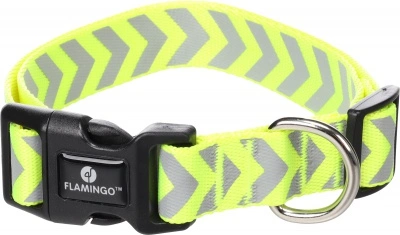 Flamingo nyakörv - Fergu fluoreszkáló sárga 1 db