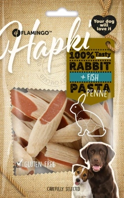 Flamingo Snack - Hapki Penne Rabbit + Fish 85 g