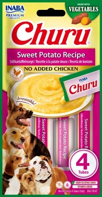 Inaba Dog Churu Plant-based Sweet Potato - édesburgonya 4 x 14 g