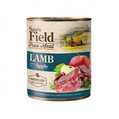 Sam's Field True Meat Lamb enriched with Apple 800 g